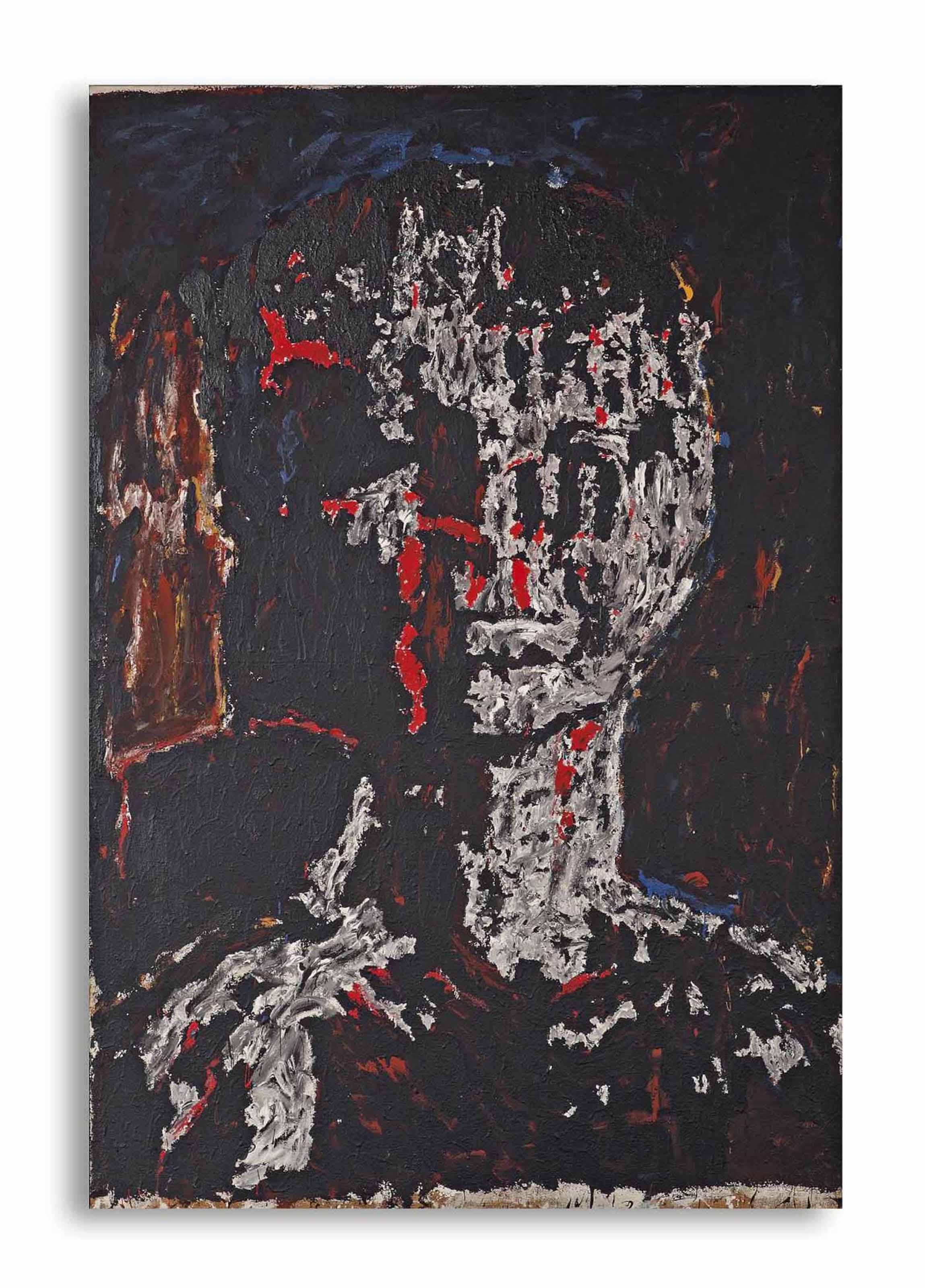 Hans Peter Adamski - Untitled  (from the series  Köpfe (Heads) )