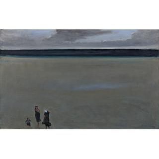 Hans Potthof - Strandszene Beach Scenery