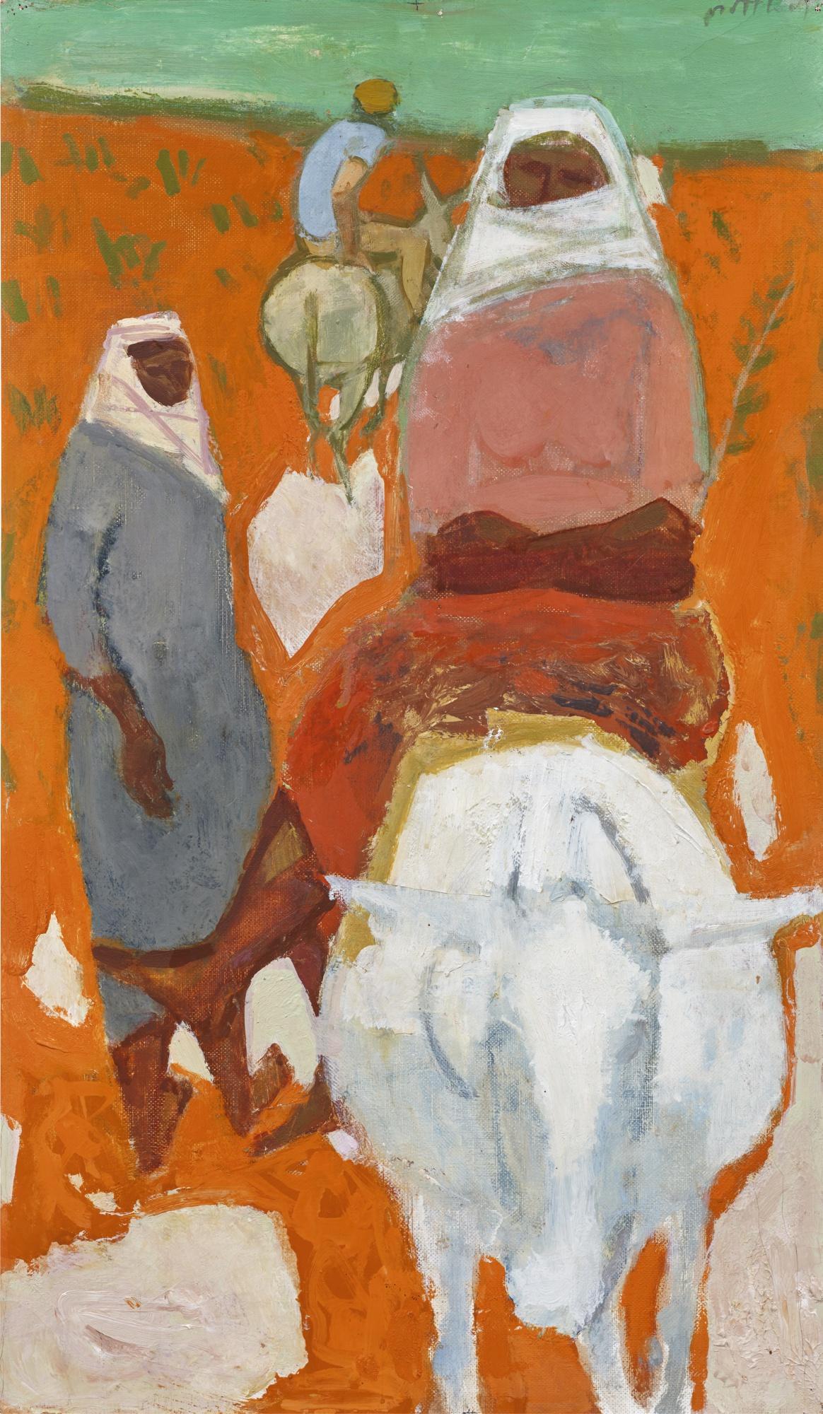 Hans Potthof - Südliche Landschaft Mit Personen Und Maultieren