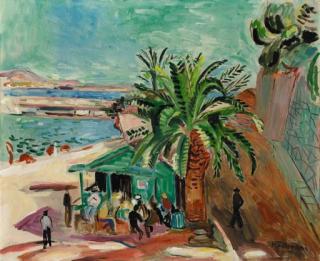 Hans Purrmann - Die Küste bei Sanary
