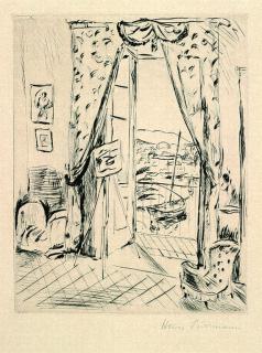 Hans Purrmann - Interieur Porto d\'Ischia