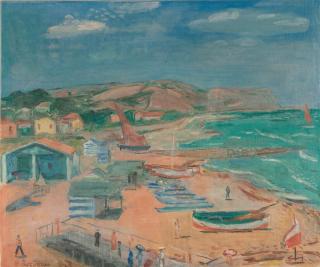 Hans Purrmann - Küstenlandschaft bei Fano.