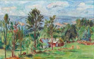 Hans Purrmann - Landschaft bei Schreiberhau