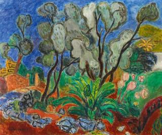 Hans Purrmann - Olivenbäume auf Ischia