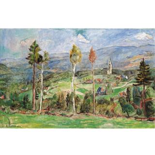 Hans Purrmann - Schlesische Landschaft (Silesian Landscape)
