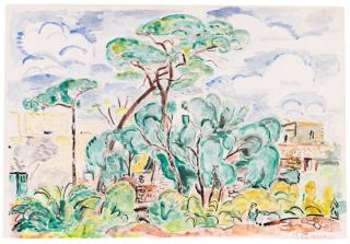 Hans Purrmann - Südliche Landschaft (Ischia)