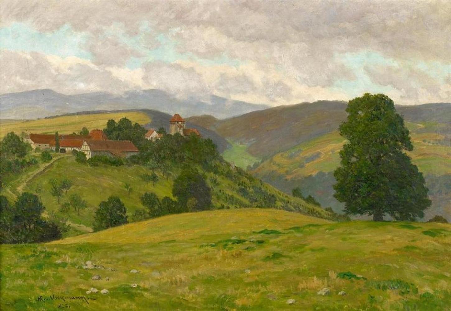 Hans Richard von Volkmann - Gutshof und Burg Fürstenstein an der Werra