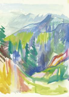 Hans Rohner - Berglandschaften (Säntis Und Schafberg & Bündner Berge) Mountain Views (Säntis And Schafberg & Mountains In Grisons)