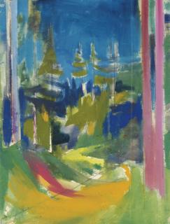 Hans Rohner - Waldweg Forest Track Bäume Trees