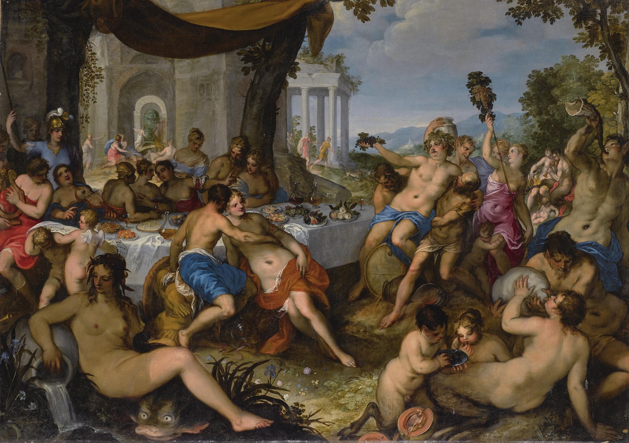 Hans Rottenhammer The Elder - Feast Of The Gods