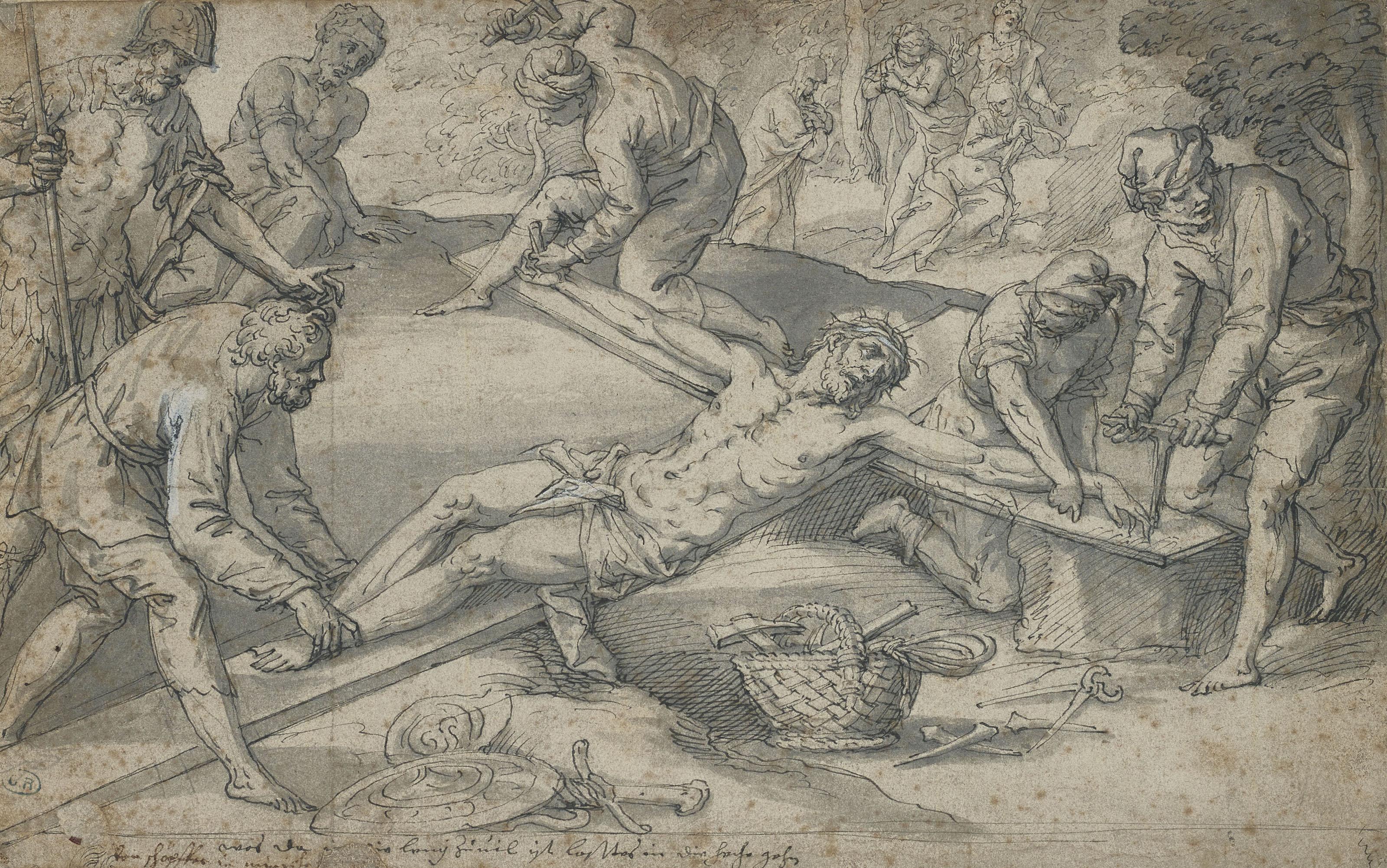 Hans Rottenhammer - Le Christ mis en Croix