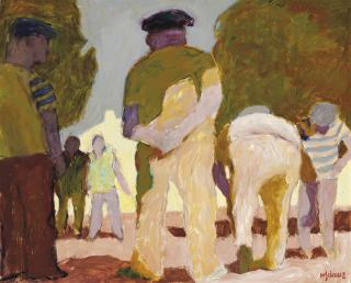 Hans Schwarz, N.E.A.C., R.W.S., R.B.A., - Boule in Marseillan