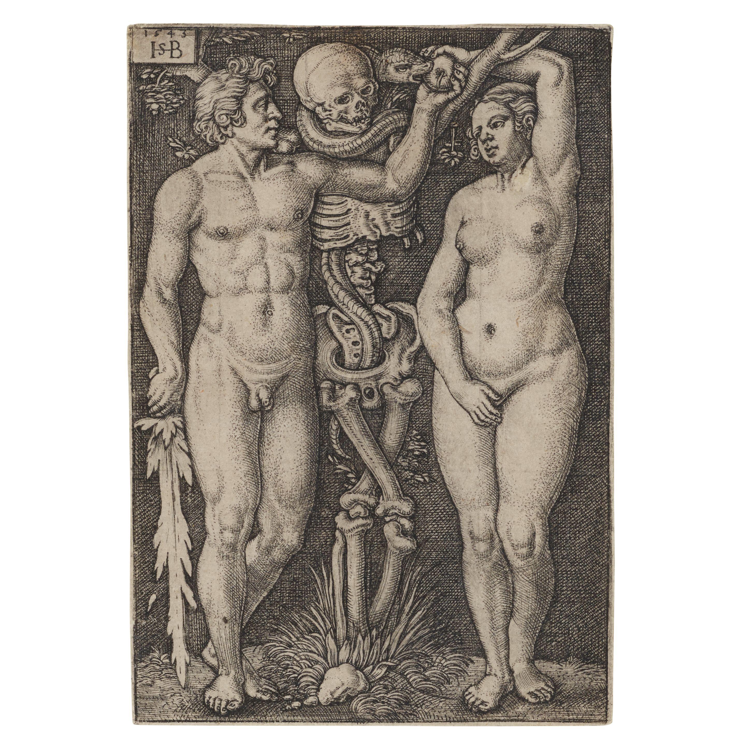 Hans Sebald Beham - Adam and Eve