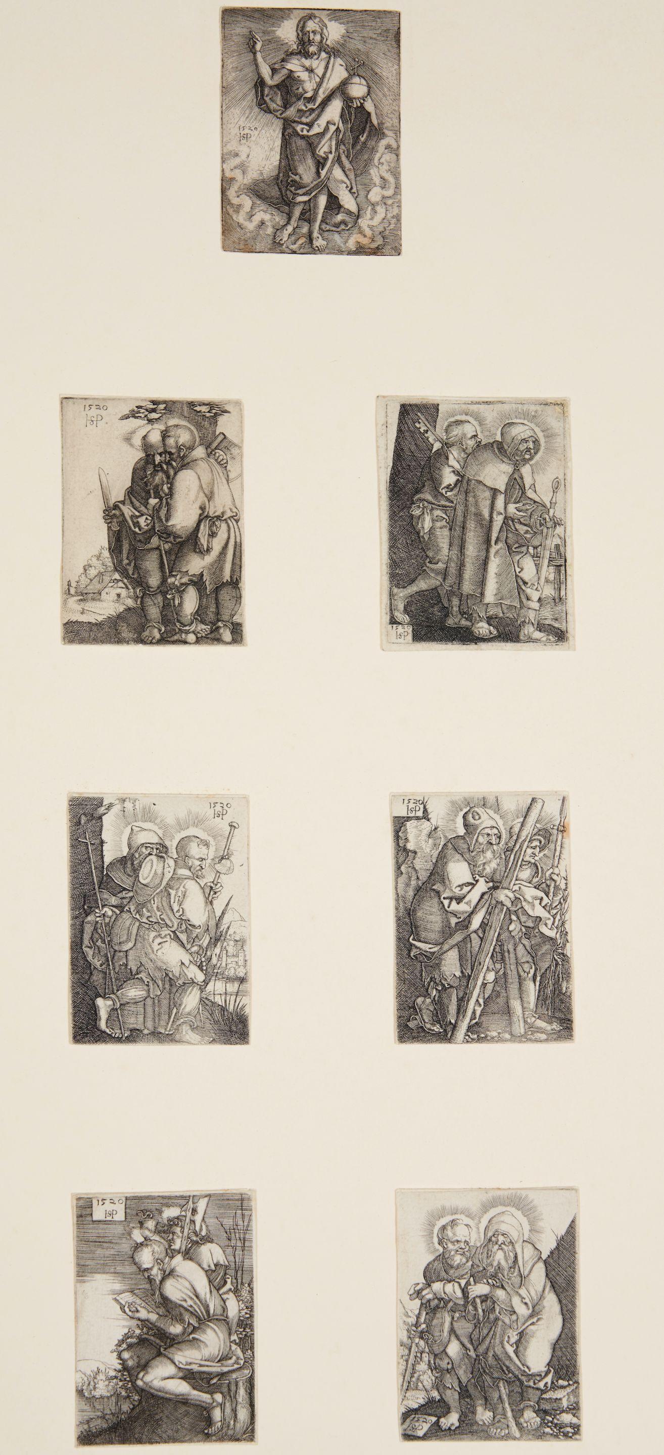 Hans Sebald Beham - Christ and the Twelve Apostles