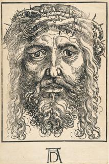 Hans Sebald Beham - Das dornengekrönte Haupt Christi
