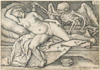 Hans Sebald Beham - Der Tod und das schlafende Weib