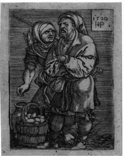 Hans Sebald Beham - Die Eierverkäufer.