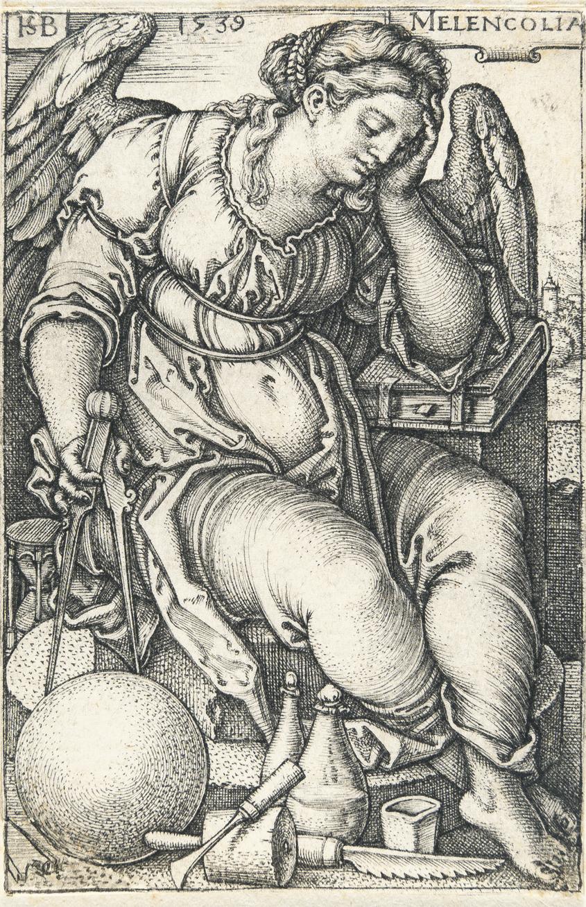 Hans Sebald Beham - Die Melancholie