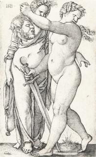 Hans Sebald Beham - Judith mit dem Haupt des Holofernes