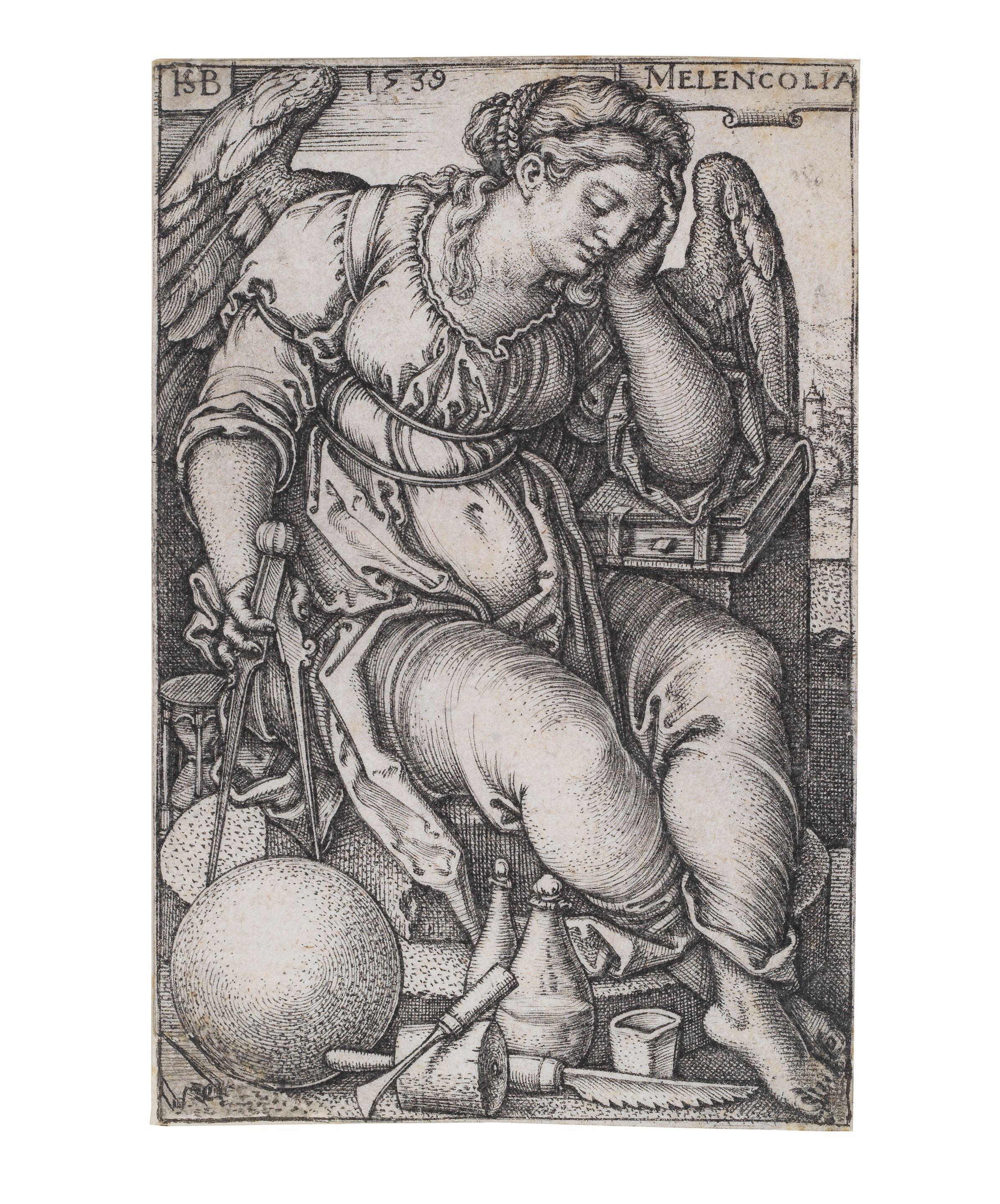 Hans Sebald Beham - Melencolia