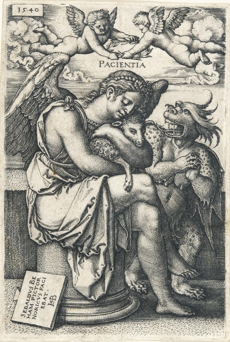 Hans Sebald Beham - Pacientia (Die Geduld)