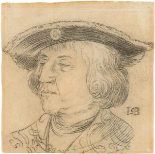 Hans Sebald Beham - Porträt des Kaisers Maximilian.
