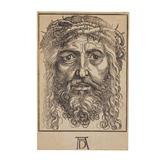 Hans Sebald Beham - The Head of Christ Crowned with Thorns