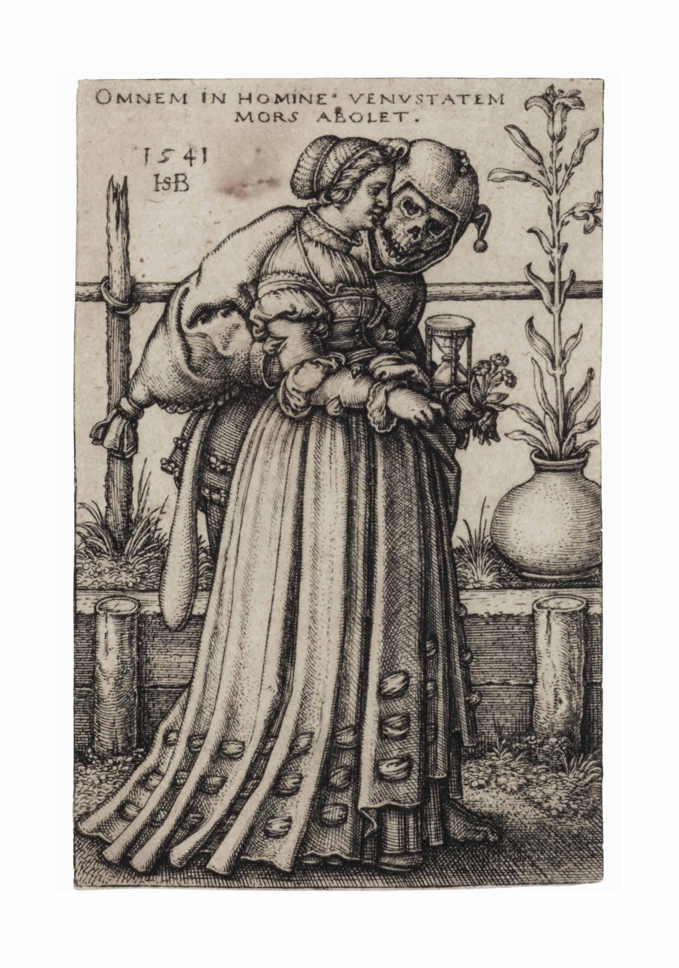 Hans Sebald Beham - The Lady and Death