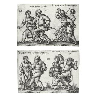 Hans Sebald Beham - The Peasants\' Feast Or The Twelve Months (Bartsch 154-163; Pauli 177-186)