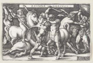 Hans Selbald Beham - The Labours Of Hercules (B. 96-105, 107; Pauli, Holl. 98-107, 109)