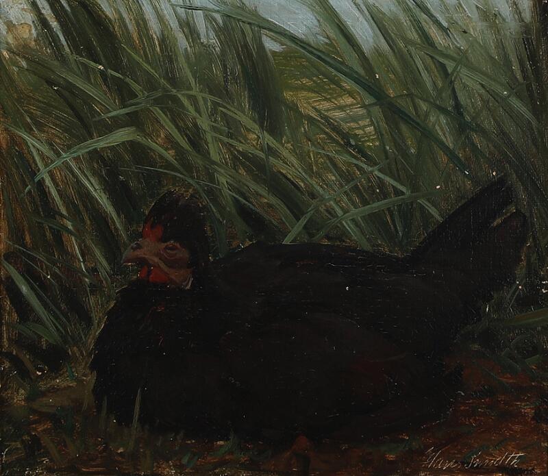 Hans Smidth - Hen in the reeds