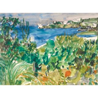 Hans Stocker - Südliche Meeresküste, 1974 Hafen Mit Fischerbooten, 1969 Winterlandschaft, 1974 Southern Seashore, 1974 Harbour With Fisher Boats, 1969 Winter Landscape, 1974