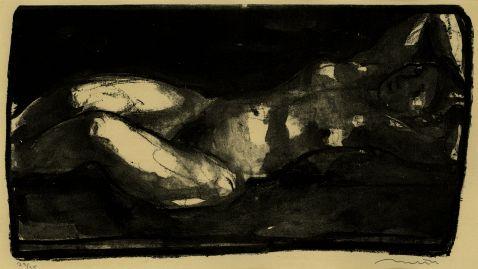 Hans Theo Richter - Liegender weiblicher Akt