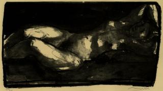 Hans Theo Richter - Liegender weiblicher Akt