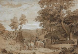 Hans Thoma - Bauernhof im Schwarzwald