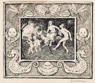 Hans Thoma - Der zudringliche Faun.