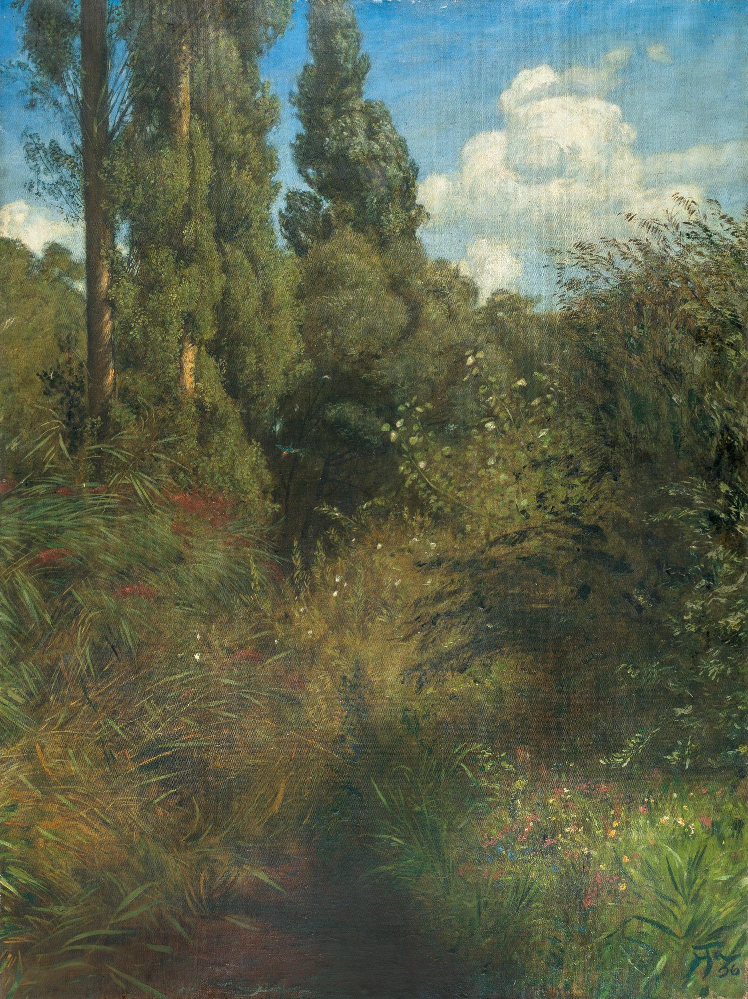 Hans Thoma - Niederung am Rhein