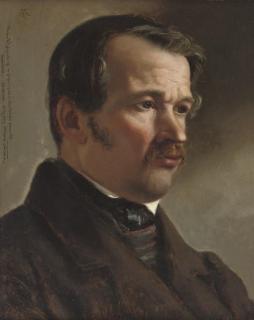 Hans Thoma - Portrait of a man