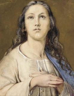 Hans Thoma - The Virgin Mary