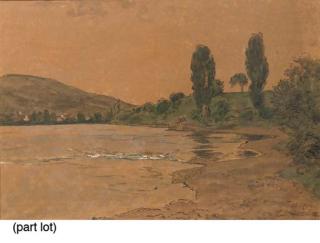 Hans Thoma - View of a lake