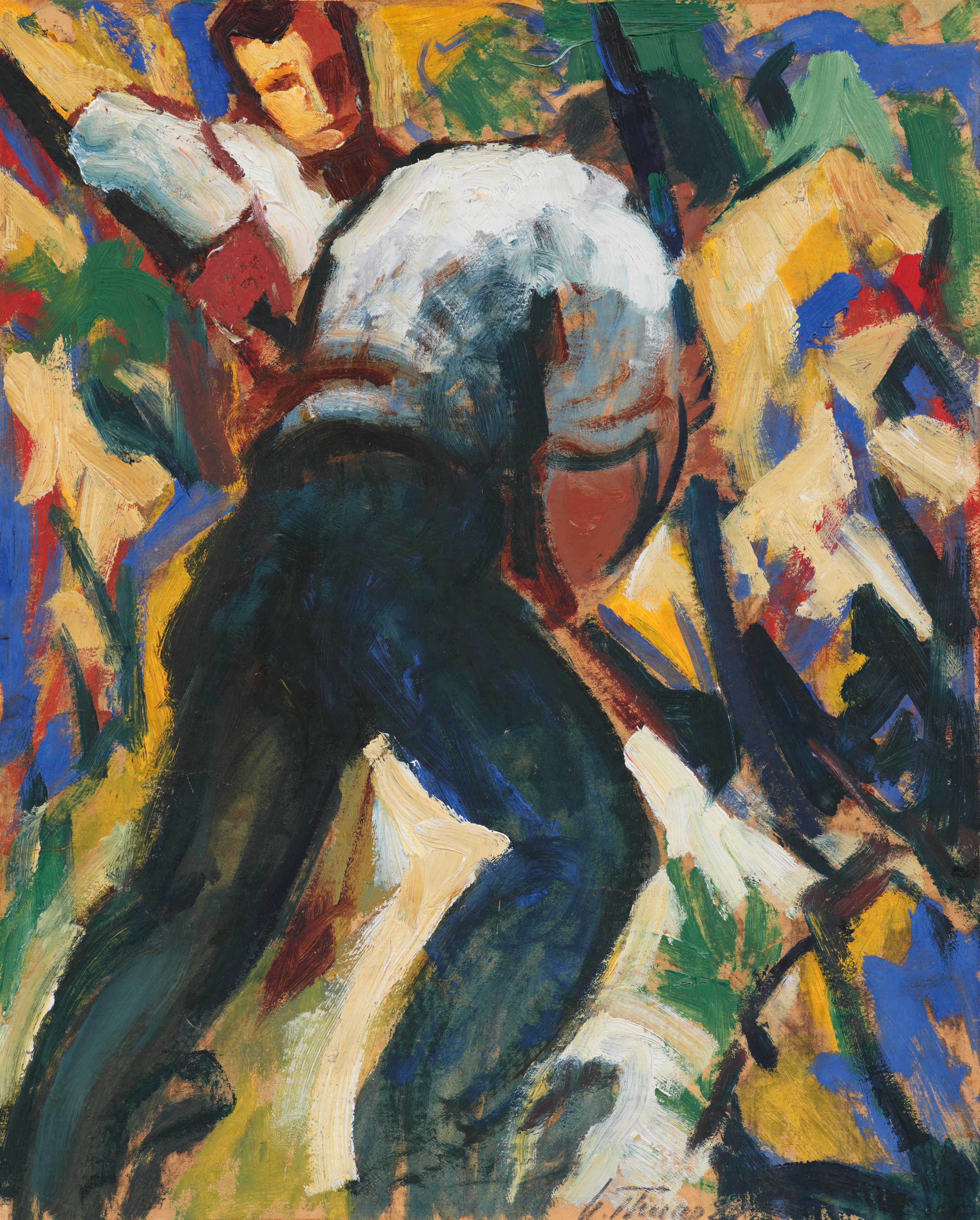 Hans Thuar - Arbeiter am Hochofen