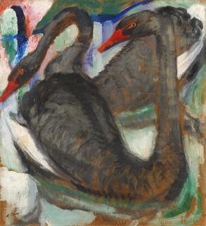 Hans Thuar - Zwei schwarze Schwäne