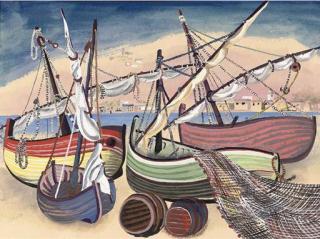 Hans Tisdall - Sailing Boats At Dock