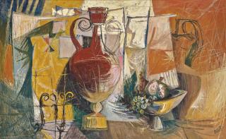 Hans Tisdall - Still Life with Vase