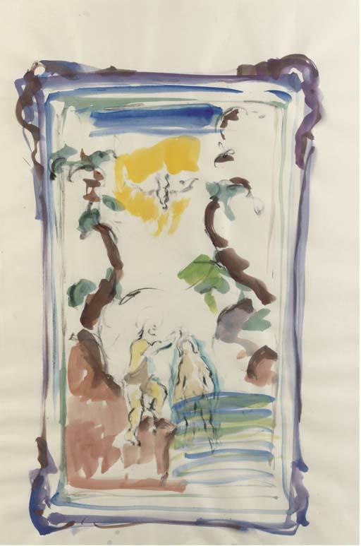 Hans van Hoek - De doop van Christus in de Jordaan