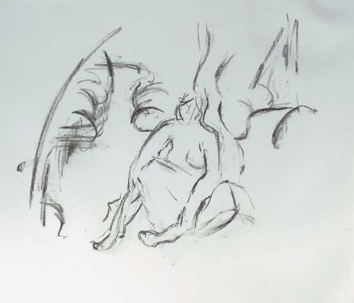 Hans Van Hoek - Woman in a landscape