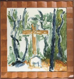 Hans van Hoek - (Yellow) Cross between trees