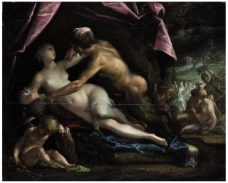Hans von Aachen - Pan and Selene