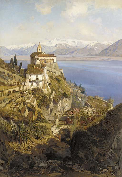 Hans Von Bartels - Il Monastero di Madonna del Sasso, Locarno