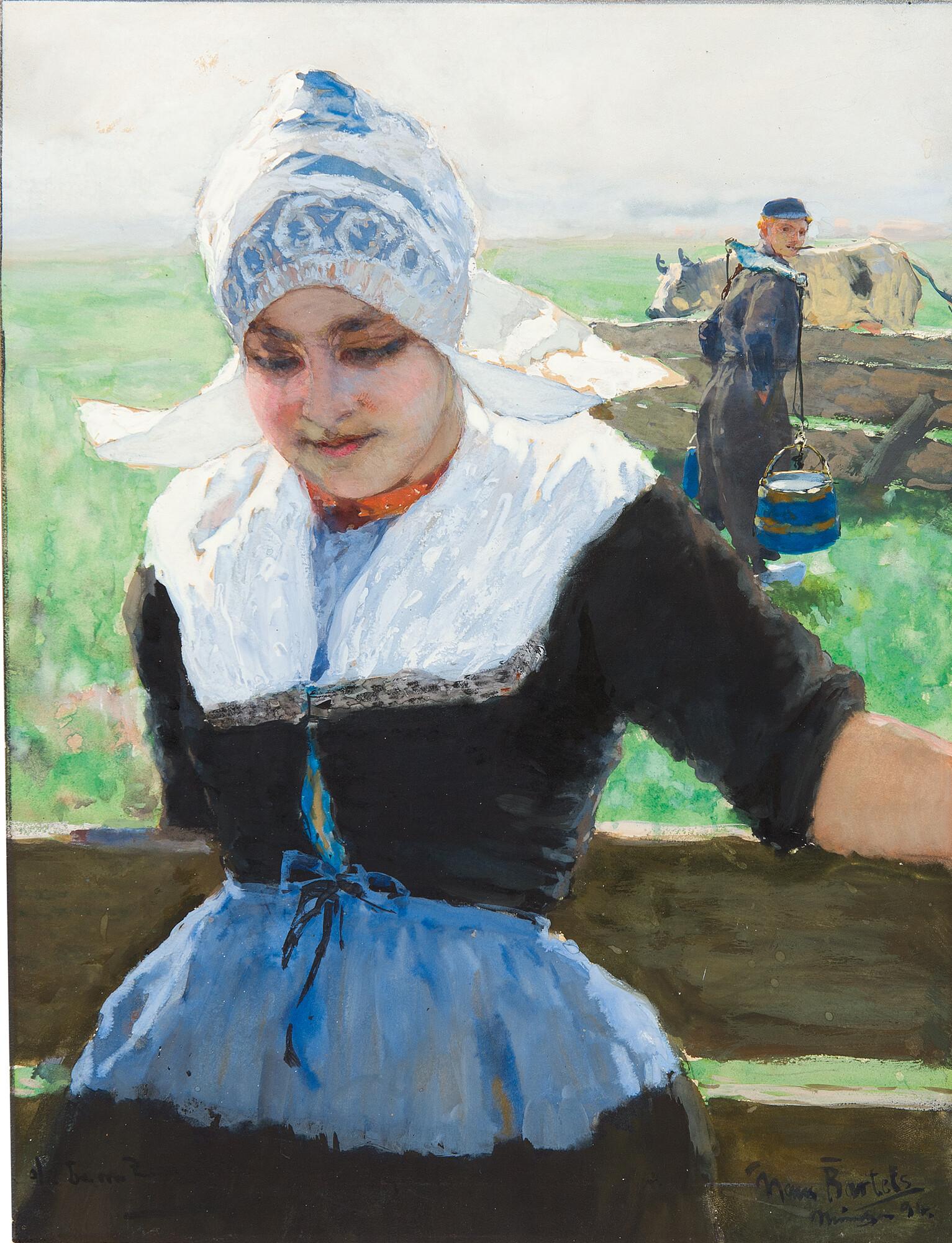 Hans von Bartels - Steenje Tuip Volendam.